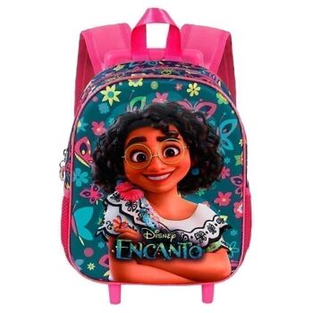 Disney Encanto Mirabel-3D Sac à dos avec petites roulettes, multicolore 2