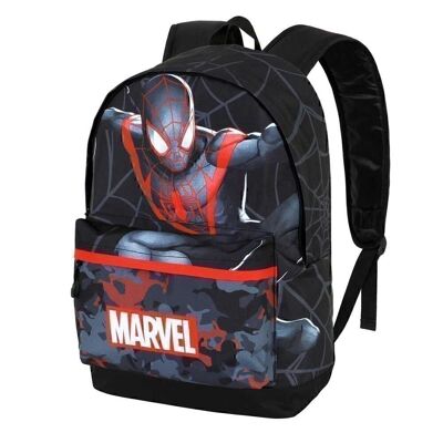 Marvel Spiderman Miles-Mochila HS FAN 2.0, Negro
