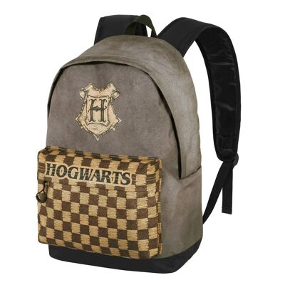 Harry Potter Squares-Mochila HS FAN 2.0, Marrón