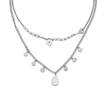 Stainless steel Urmila necklace