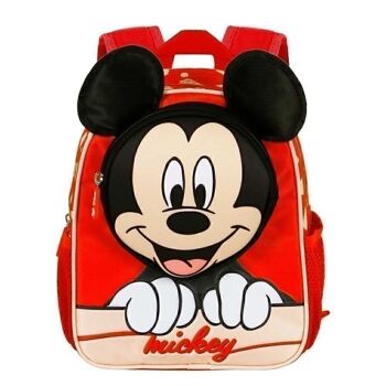 Disney Mickey Mouse Bobblehead-Pocket Sac à dos Rouge 2
