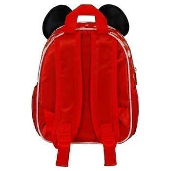 Disney Mickey Mouse Bobblehead-Pocket Sac à dos Rouge 4