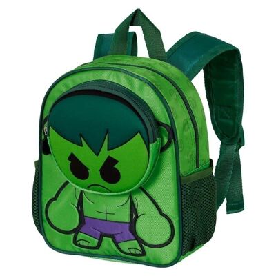 Zaino con tasca Bobblehead Marvel Hulk, verde