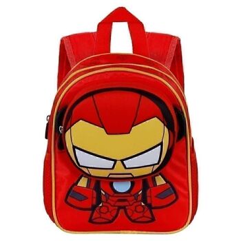 Marvel Iron Man Bobblehead-Pocket Sac à dos Rouge 2