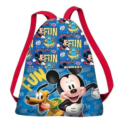 Disney Mickey Mouse Fun-Sack mit Schnüren, 34 cm, mehrfarbig