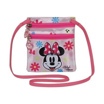 Disney Minnie Mouse Floral Action Sac vertical Rose 2