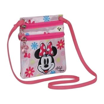 Disney Minnie Mouse Floral Action Sac vertical Rose 3