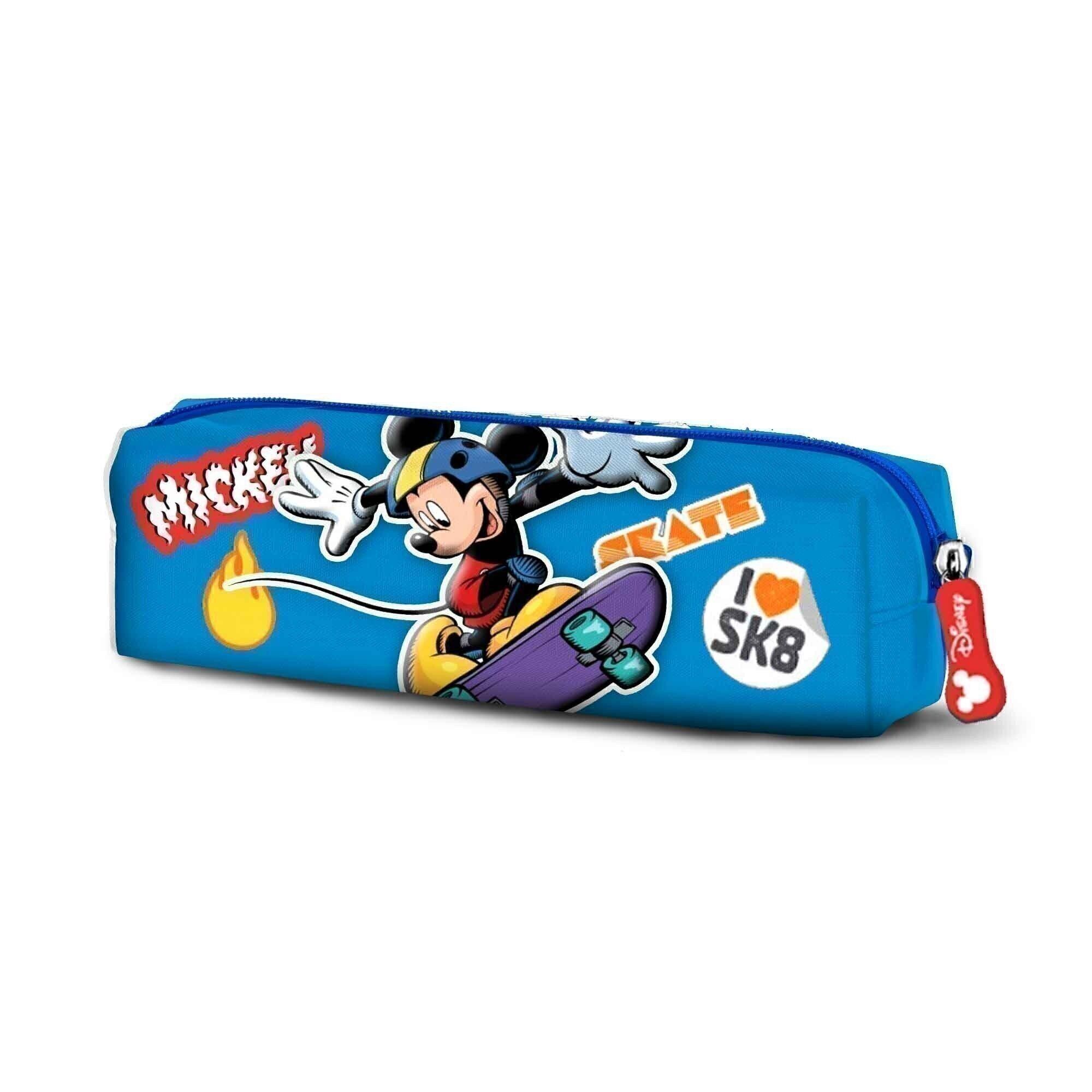 Disney Topolino Skater-Astuccio quadrato, blu