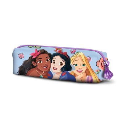 Princesas Disney Lovely-Estuche Portatodo Cuadrado, Multicolor