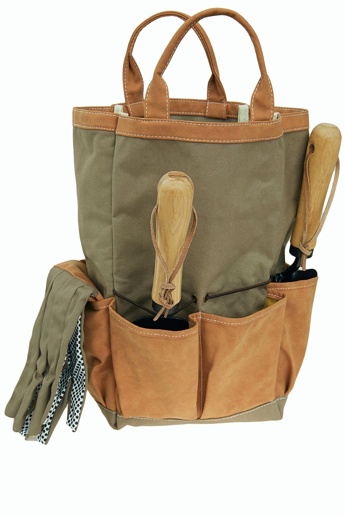 4-delige Tuingereedschap Set met Tas (33,5x14x35cm)