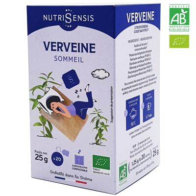 NUTRISENSIS - Organic verbena infusion - 20 sachets