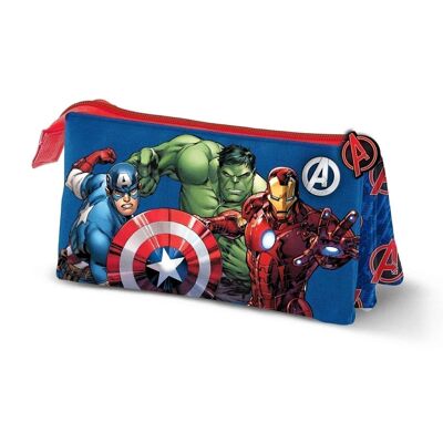 Marvel The Avengers Bros-Triple Carrying Case, Blue