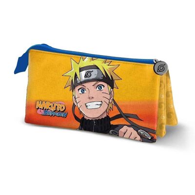 Naruto Best-Triple Pencil Case, Orange