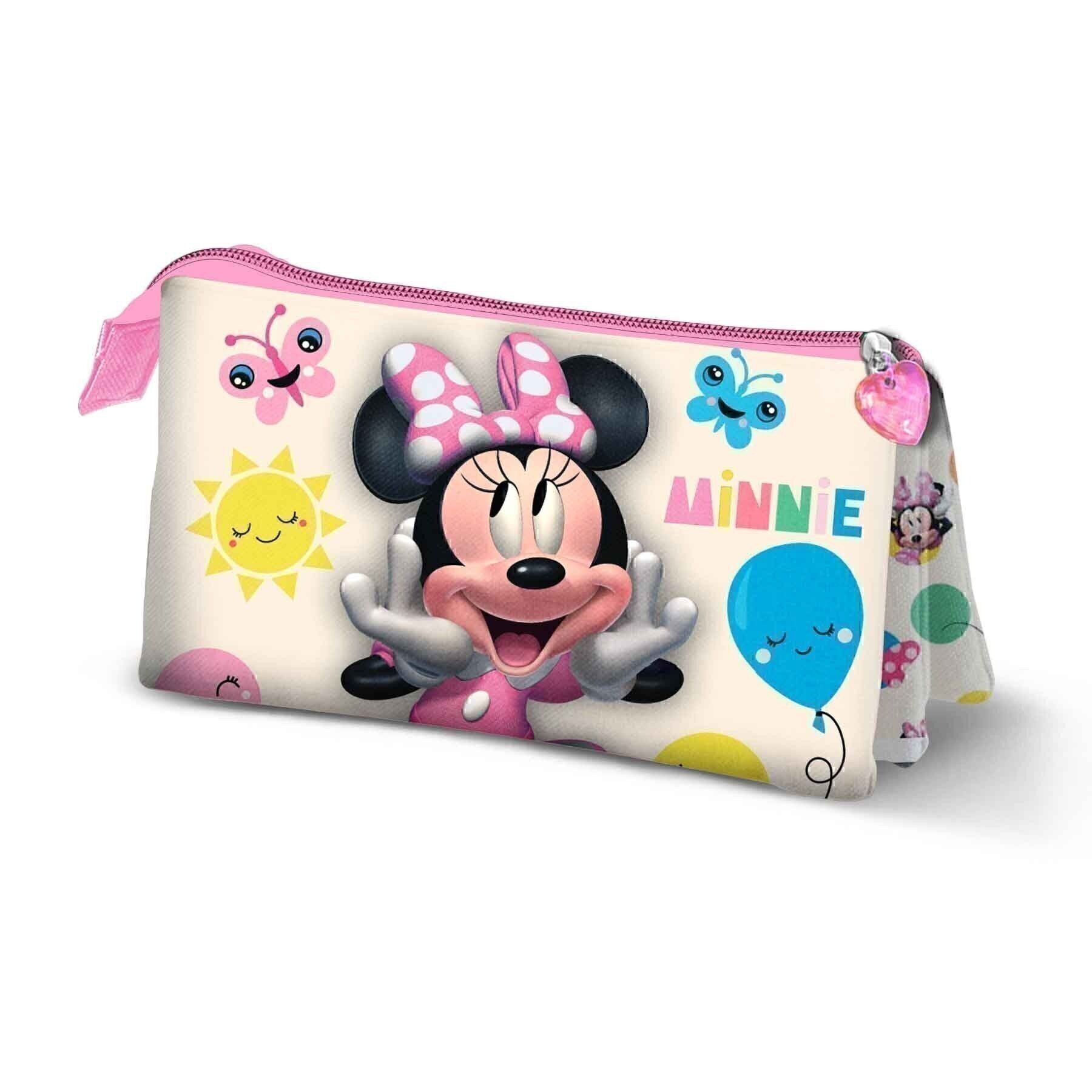 Disney Minnie Mouse Laugh-Triplo astuccio, bianco