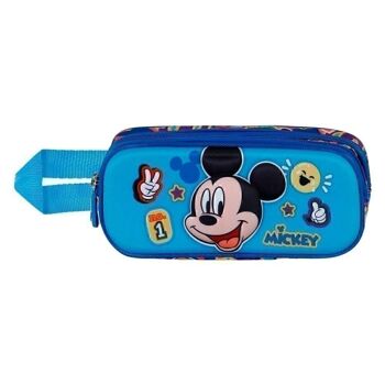 Disney Mickey Mouse Blissy-3D Trousse double Orange 2