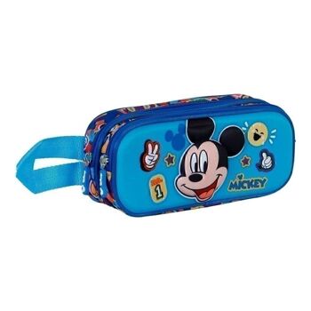 Disney Mickey Mouse Blissy-3D Trousse double Orange 3