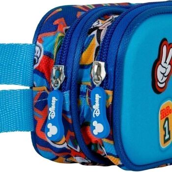 Disney Mickey Mouse Blissy-3D Trousse double Orange 5