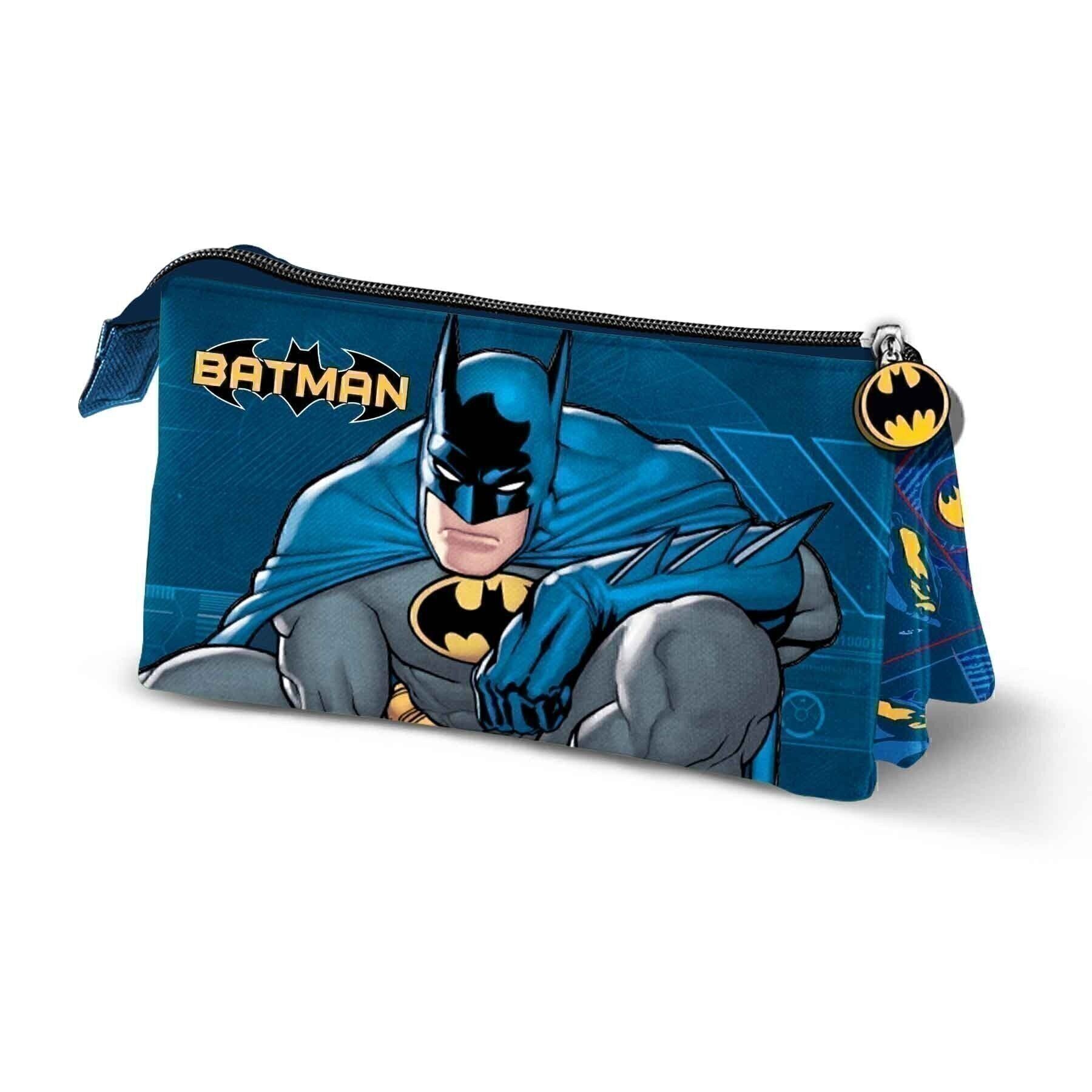 Astuccio triplo DC Comics Batman Night, blu