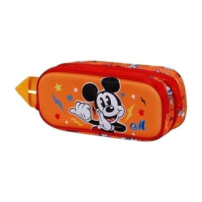 Disney Mickey Mouse Whisper-Estuche Portatodo 3D Doble, Azul