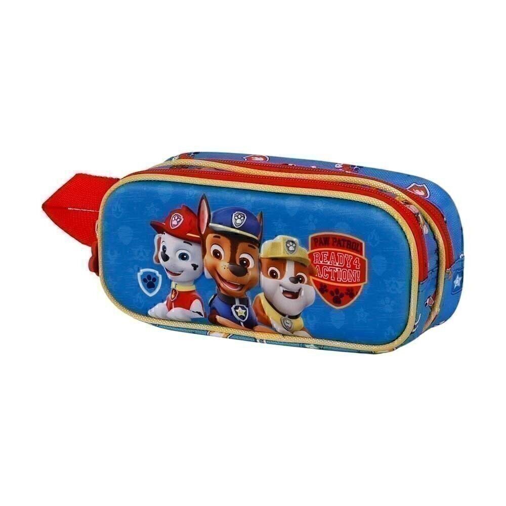 Paw Patrol Ready-Double Trousse à crayons 3D Multicolore