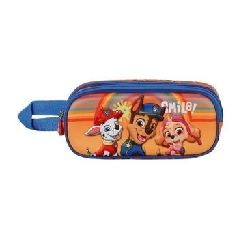 Paw Patrol Paweome-Double Trousse à crayons 3D Orange 2