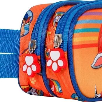 Paw Patrol Paweome-Double Trousse à crayons 3D Orange 5