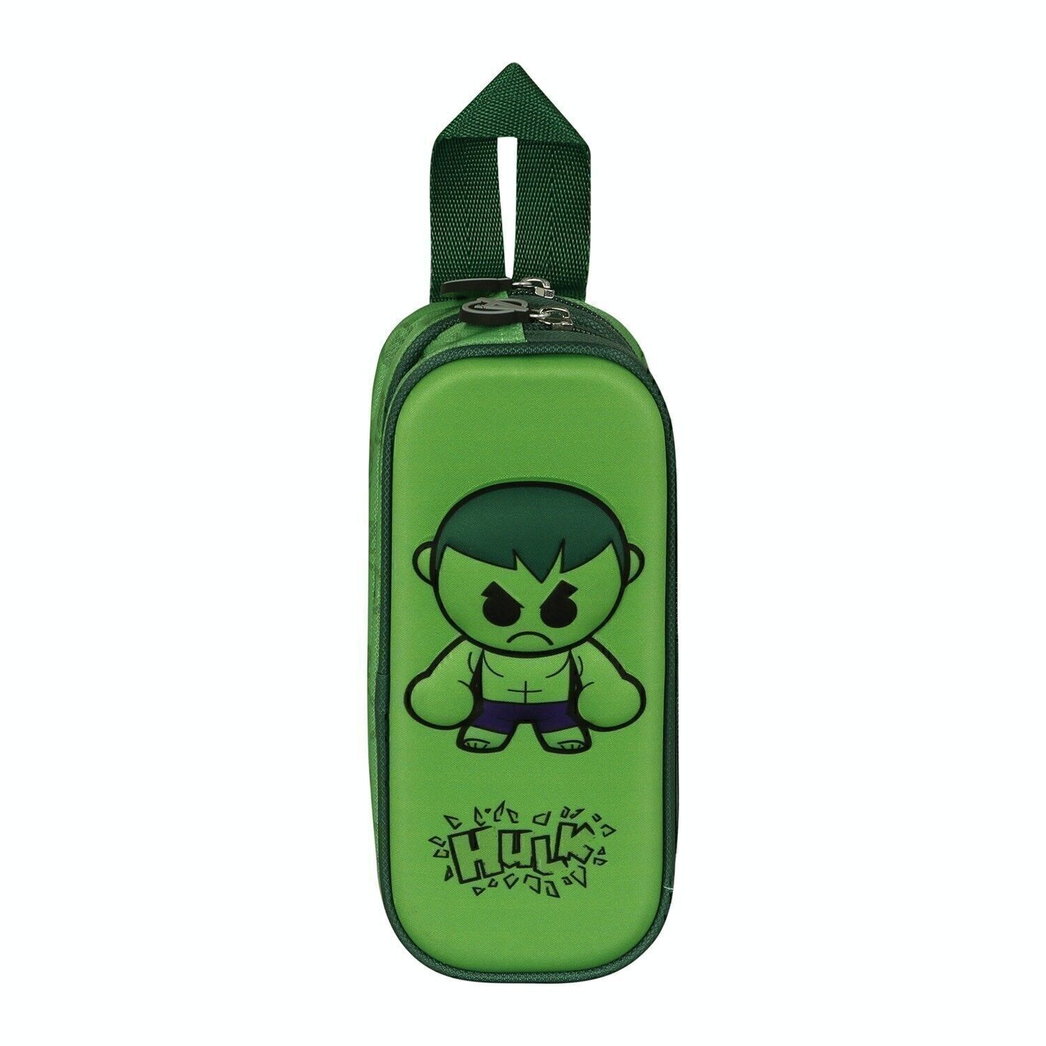 Marvel Hulk Bobblehead-3D Trousse double Vert