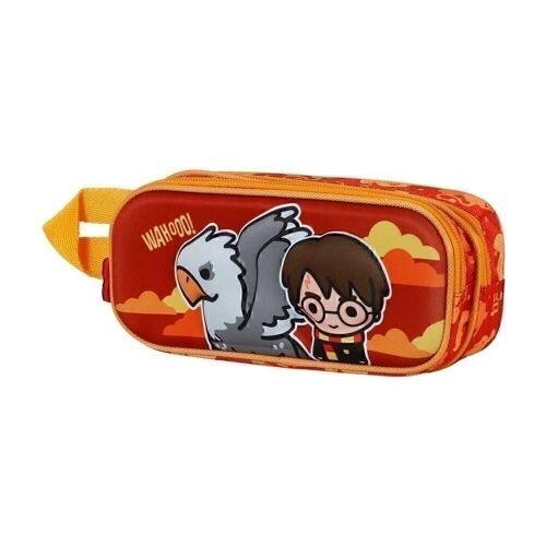 Harry Potter Buckbeak-Estuche Portatodo 3D Doble, Naranja