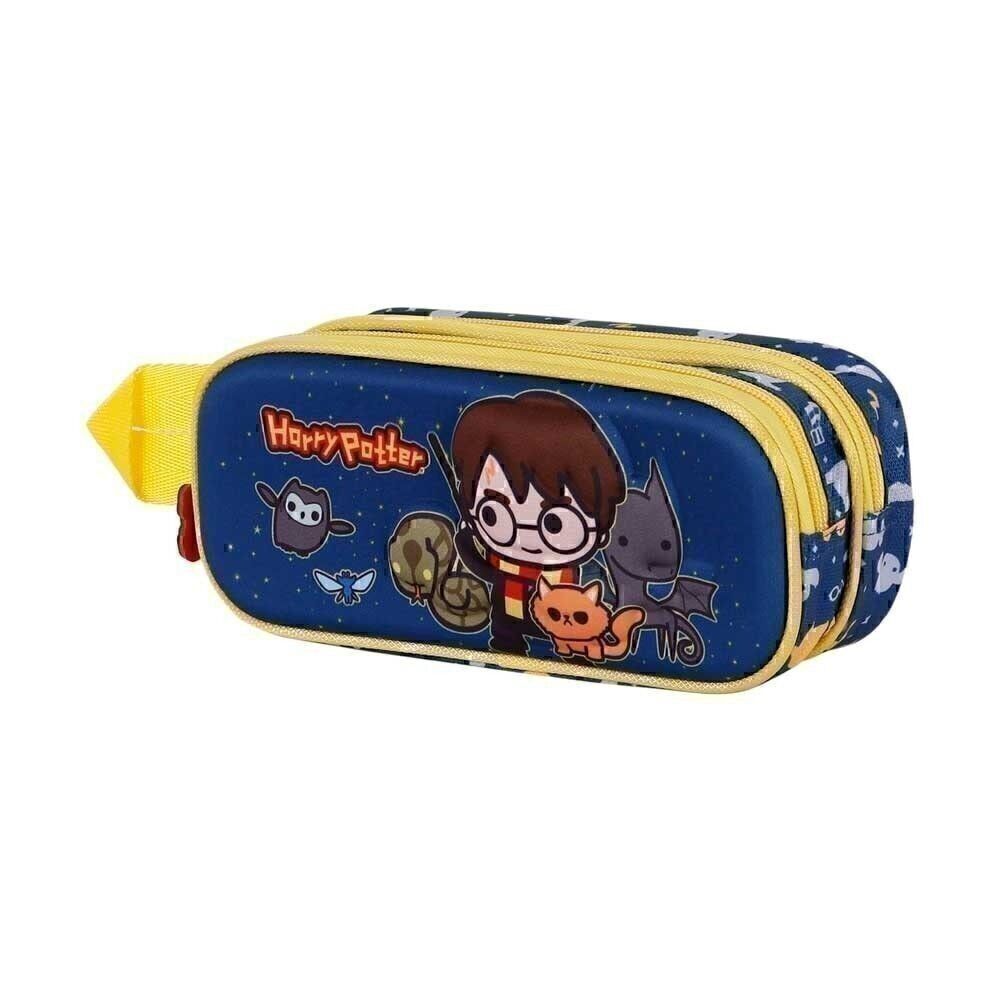 Harry Potter Beasty Friends-Double Trousse à crayons 3D, Bleu