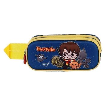 Harry Potter Beasty Friends-Double Trousse à crayons 3D, Bleu 2