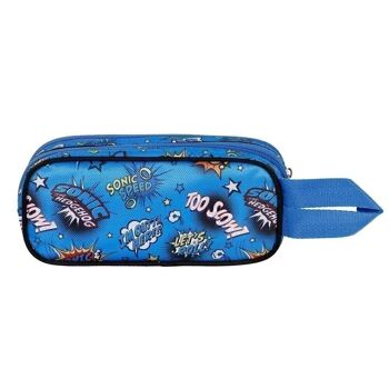 Trousse Sega-Sonic Lets roll-Double 3D, Bleu 4