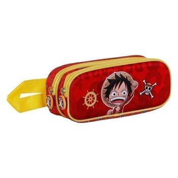 Trousse One Piece Luffy-Double 3D, Rouge 3