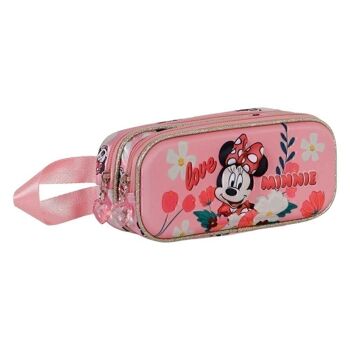 Disney Minnie Mouse Garden-Double Trousse 3D Rose 3