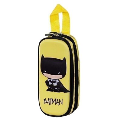 DC Comics Batman Bobblehead-Estuche Portatodo 3D Doble, Amarillo