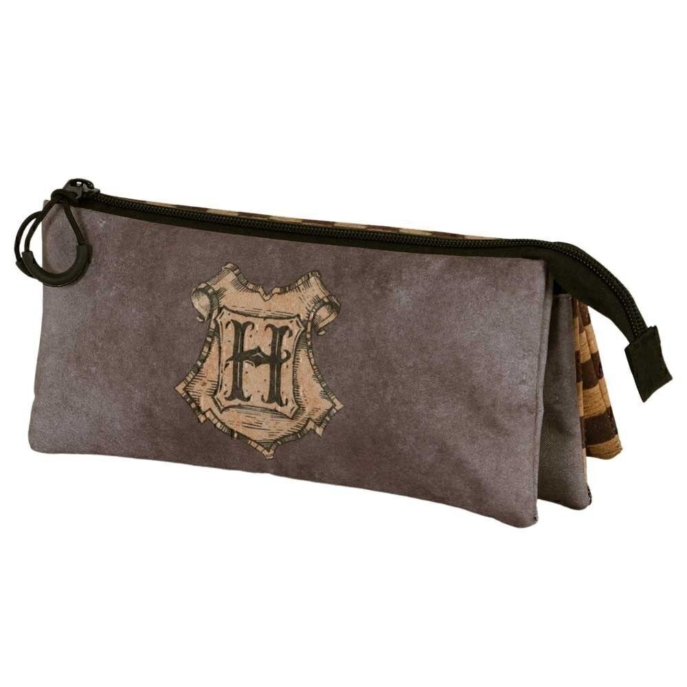 Harry Potter Squares-Portatodo Triple FAN 2.0, Marrone