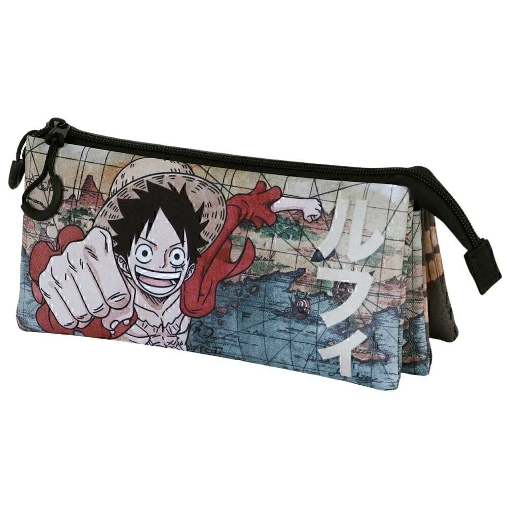 One Piece Mappa-Portatodo Triple FAN 2.0, Marrone
