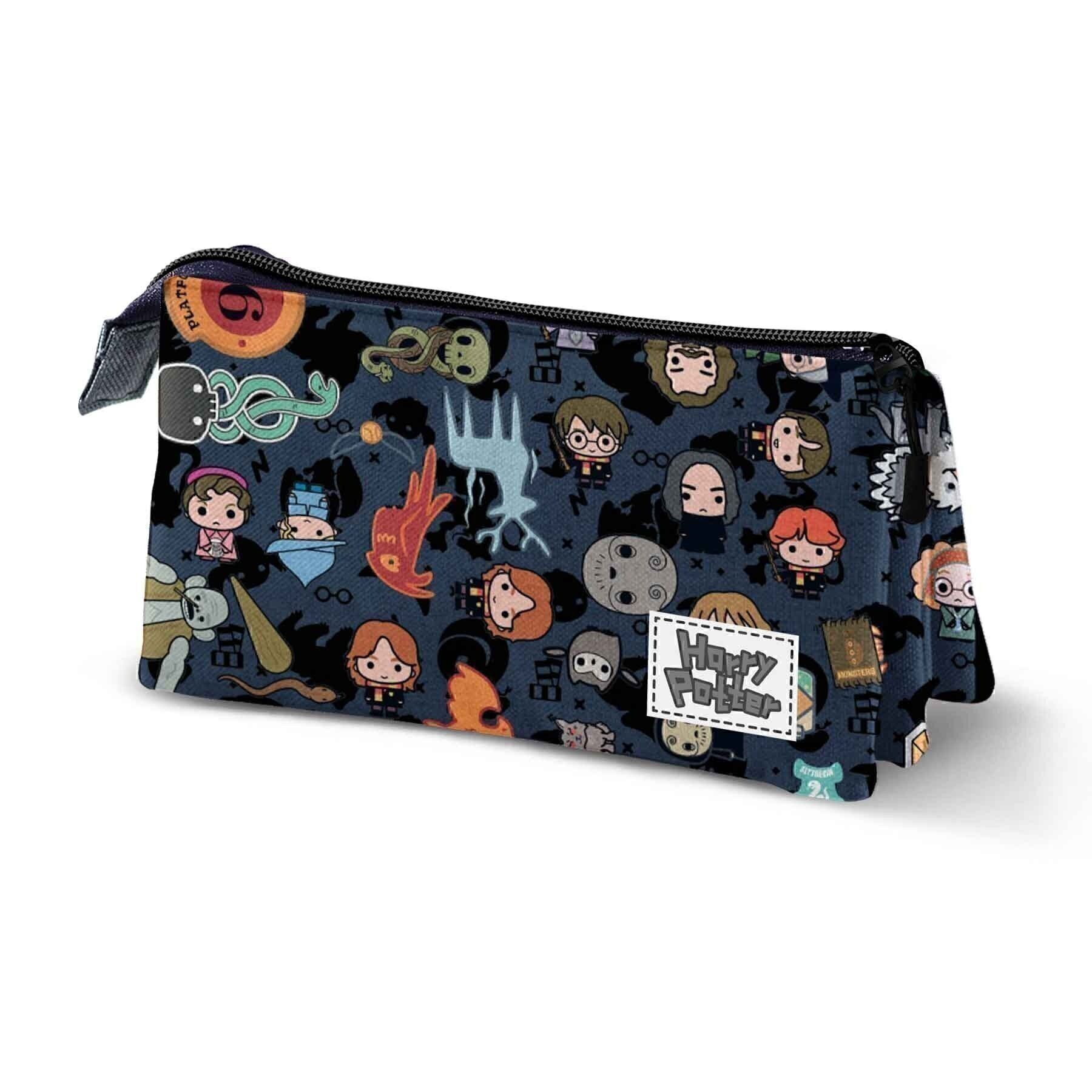 Astuccio Harry Potter Occult-Triple FAN, nero