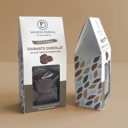 Diamants chocolat pur beurre mayennais