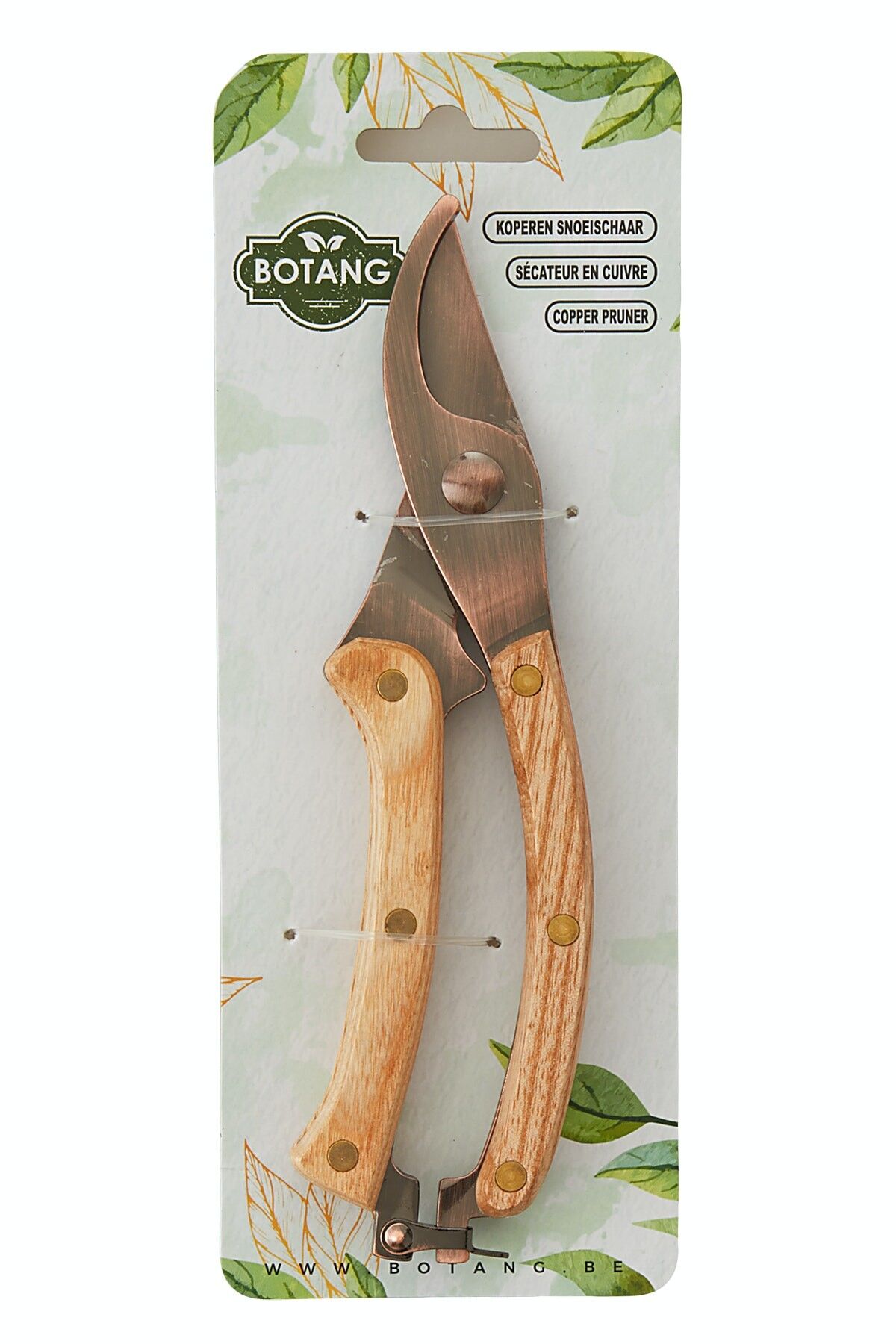 Botang Koperen Snoeischaar met Houten Handvat (20,5 x 5 x 2 cm) - Ø 25mm