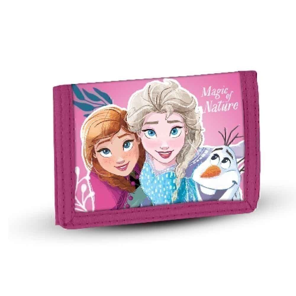 Portafoglio in velcro Disney Frozen 2 Nature rosa, rosa