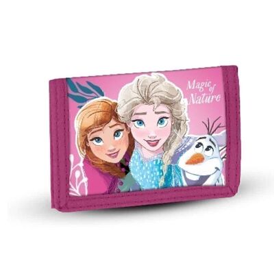 Disney Frozen 2 Nature Pink-Velcro Wallet, Pink
