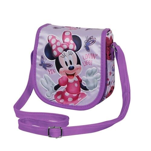 Disney Minnie Mouse Butterflies-Bolso Muffin Mini, Lila