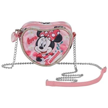 Disney Minnie Mouse Garden-Mini Sac cœur Rose 2