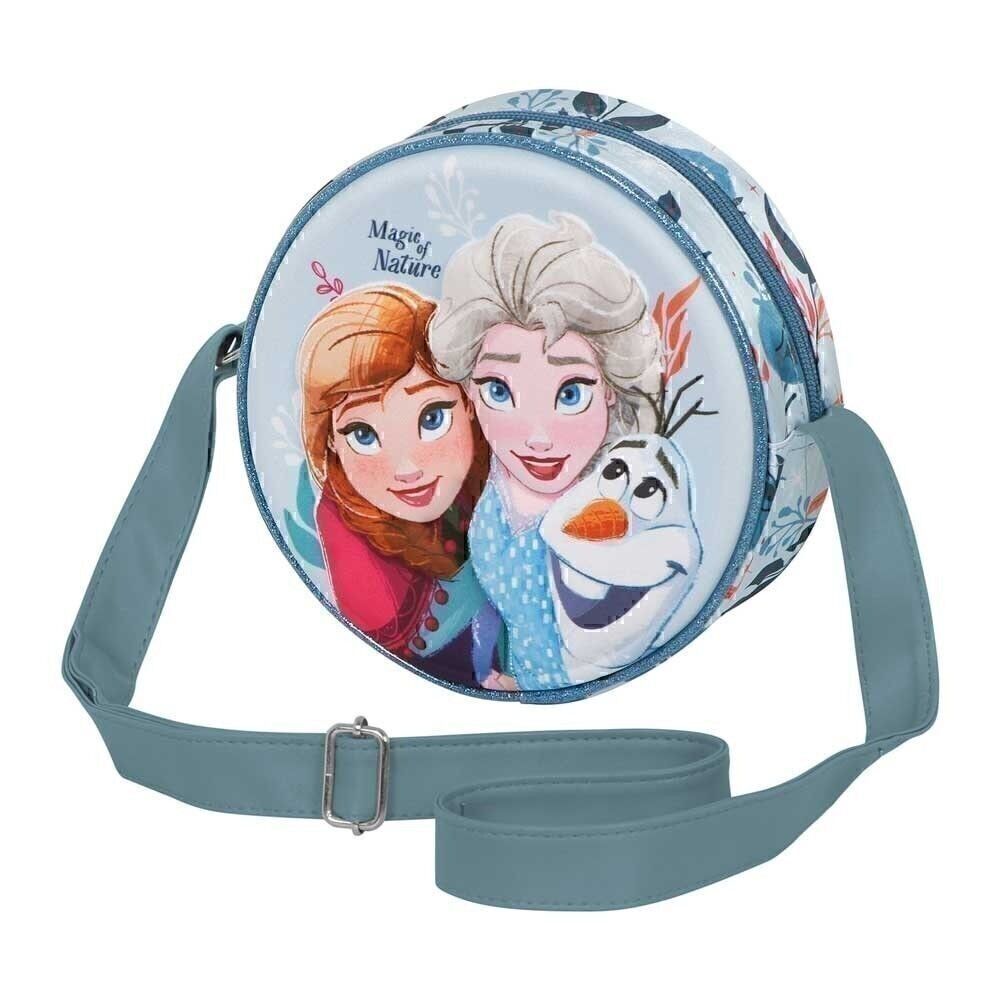 Disney Frozen 2 Borsa Disney rotonda Nature-3D, multicolore