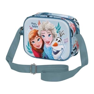 Disney Frozen 2 Nature-3D Square Bag, Multicolor