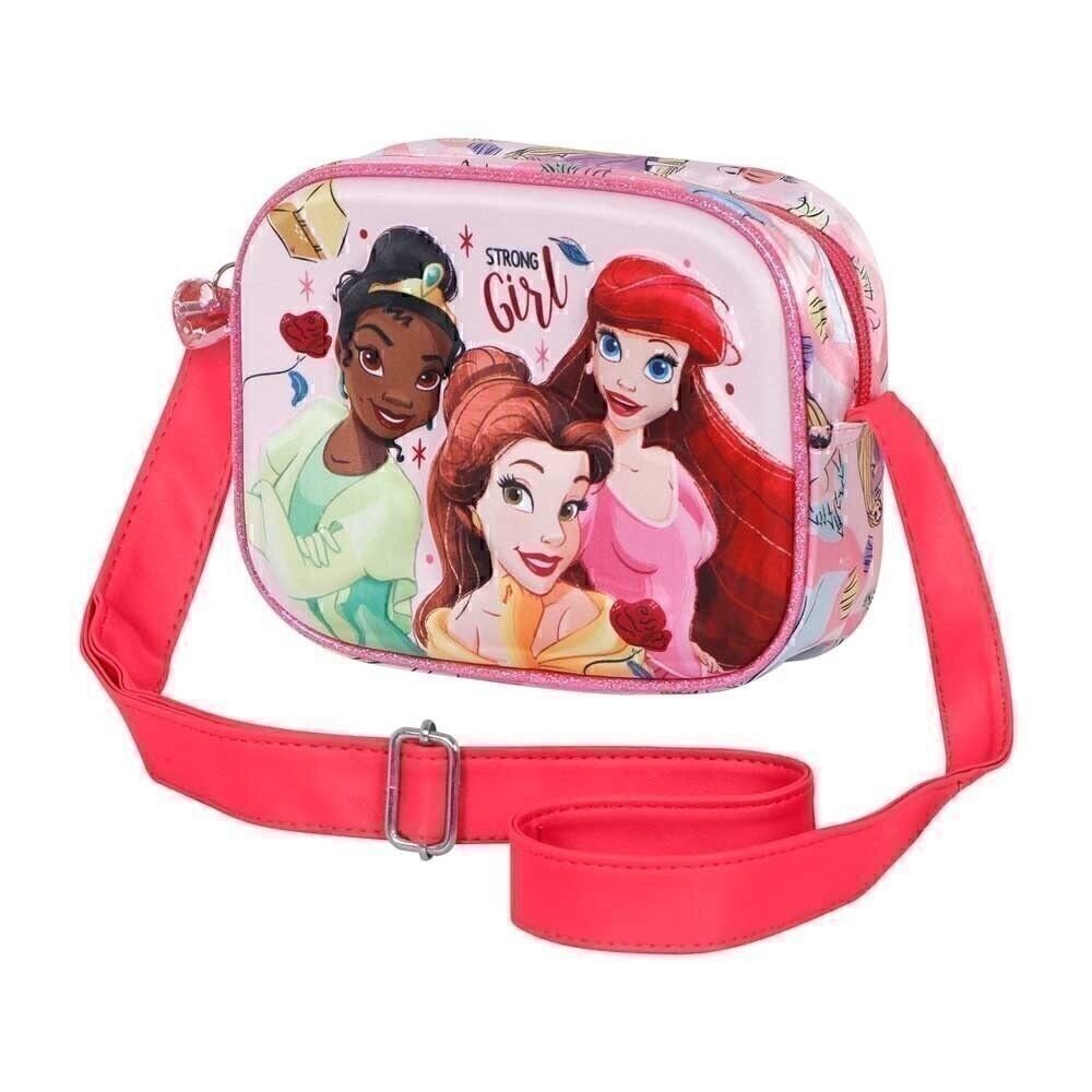 Borsa quadrata Strong-3D delle Principesse Disney, rosa