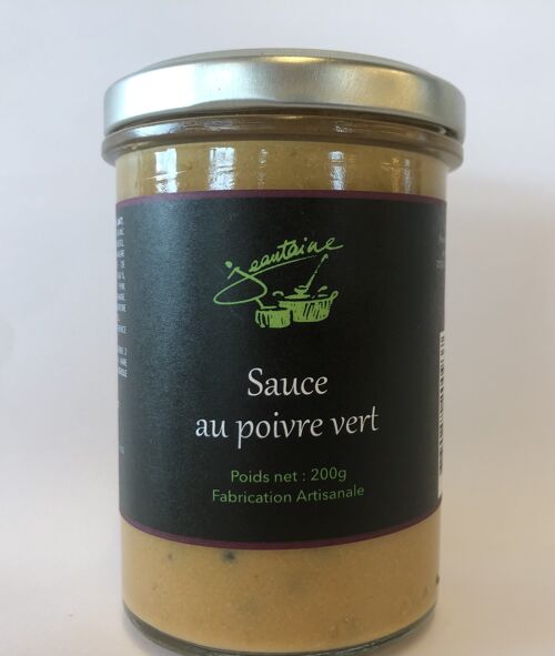 Sauce poivre vert