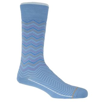 Chaussettes Homme Oblique - Bleu 1