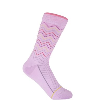 Chaussettes Femme Oblique - Lilas