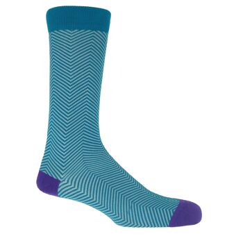Chaussettes Homme Lux Taylor - Marine 1